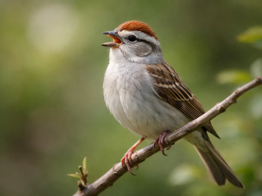 bird with mouth open meaning