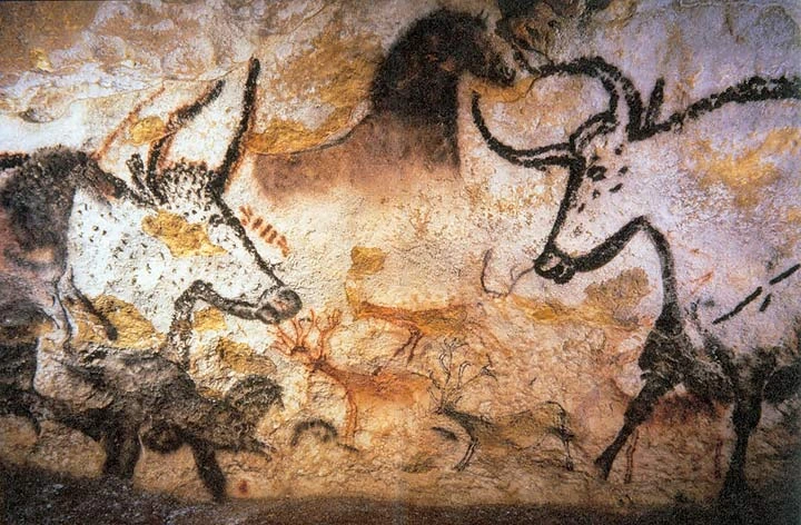 bird-headed man with bison meaning